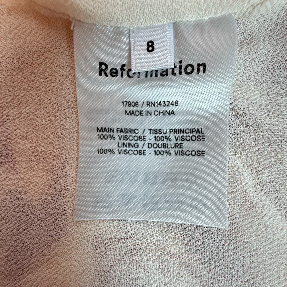 Reformation Red and White Floral Mini Dress - Picture 9 of 15